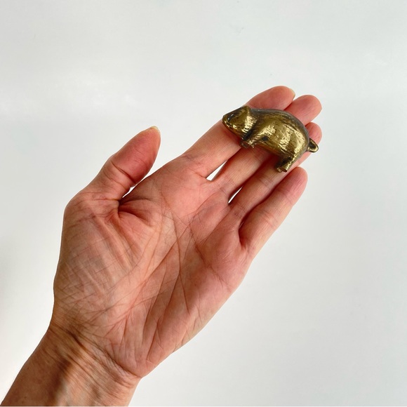 Tiny Brass Animal Figurine - Picture 4 of 16